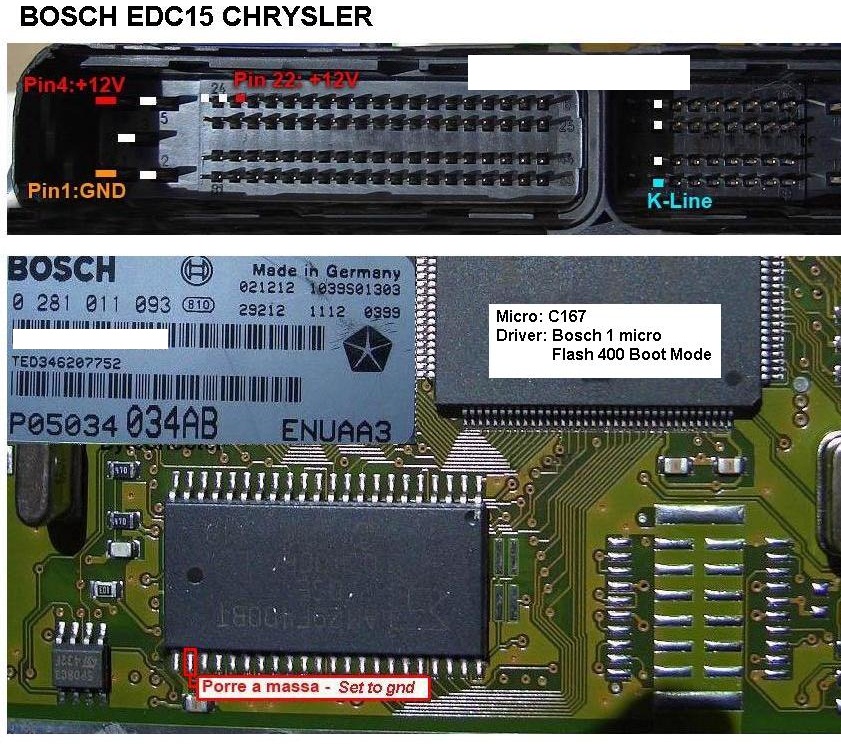 BOSCH EDC15 CHRYSLER C167.
