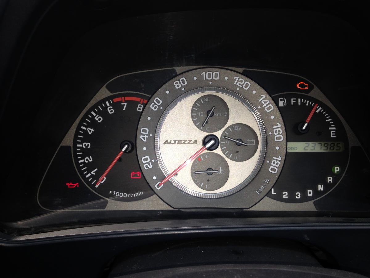 Toyota Altezza 2001 Ищу дамп щитка - Одометры - AUTO TECHNOLOGY