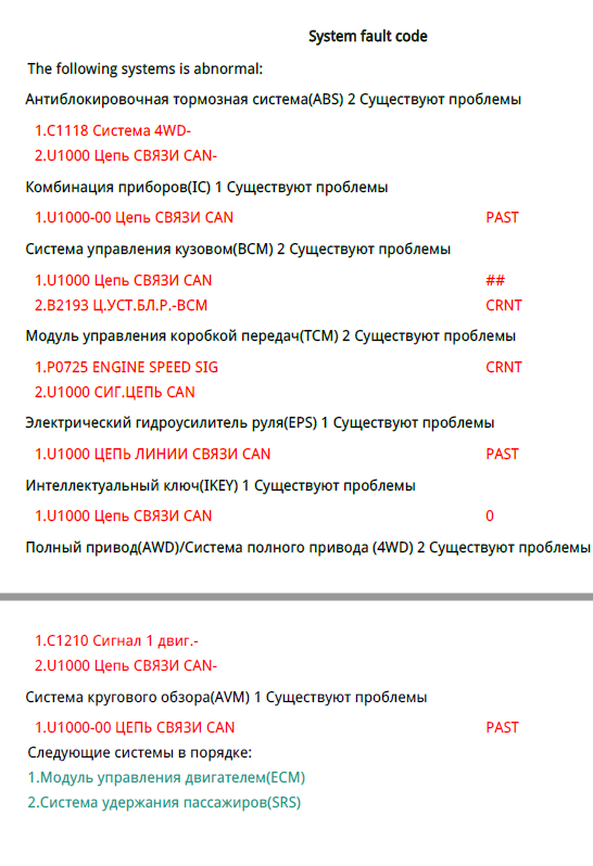 X-trail T31, 2008г.в. ошибки P0725 и U1000