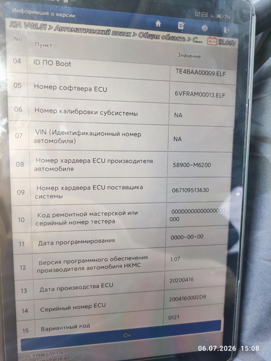 Вариантное кодирование abs kia cerato 4